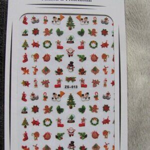 CHRISTMAS NAIL ART STICKERS